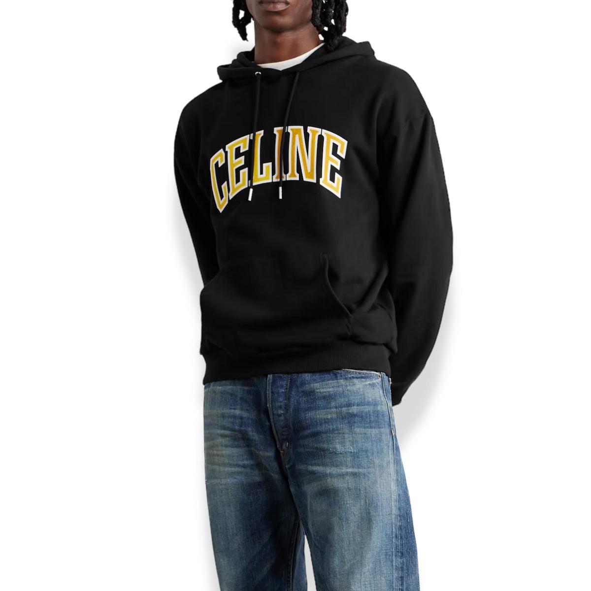 Celine - University Logo Hoodie Black