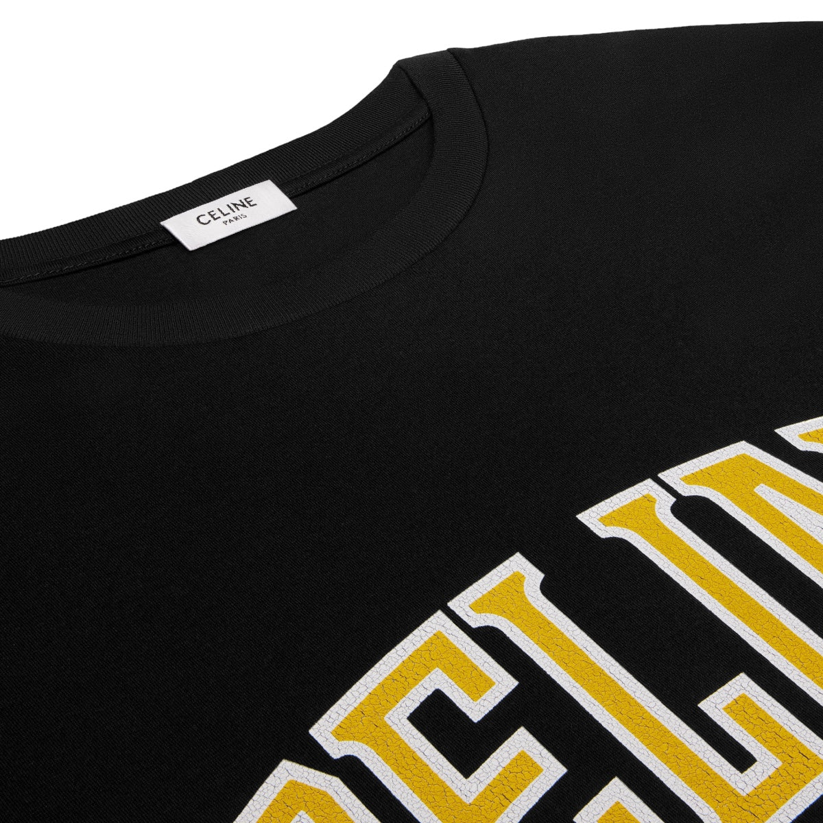 Celine - University logo T-shirt black