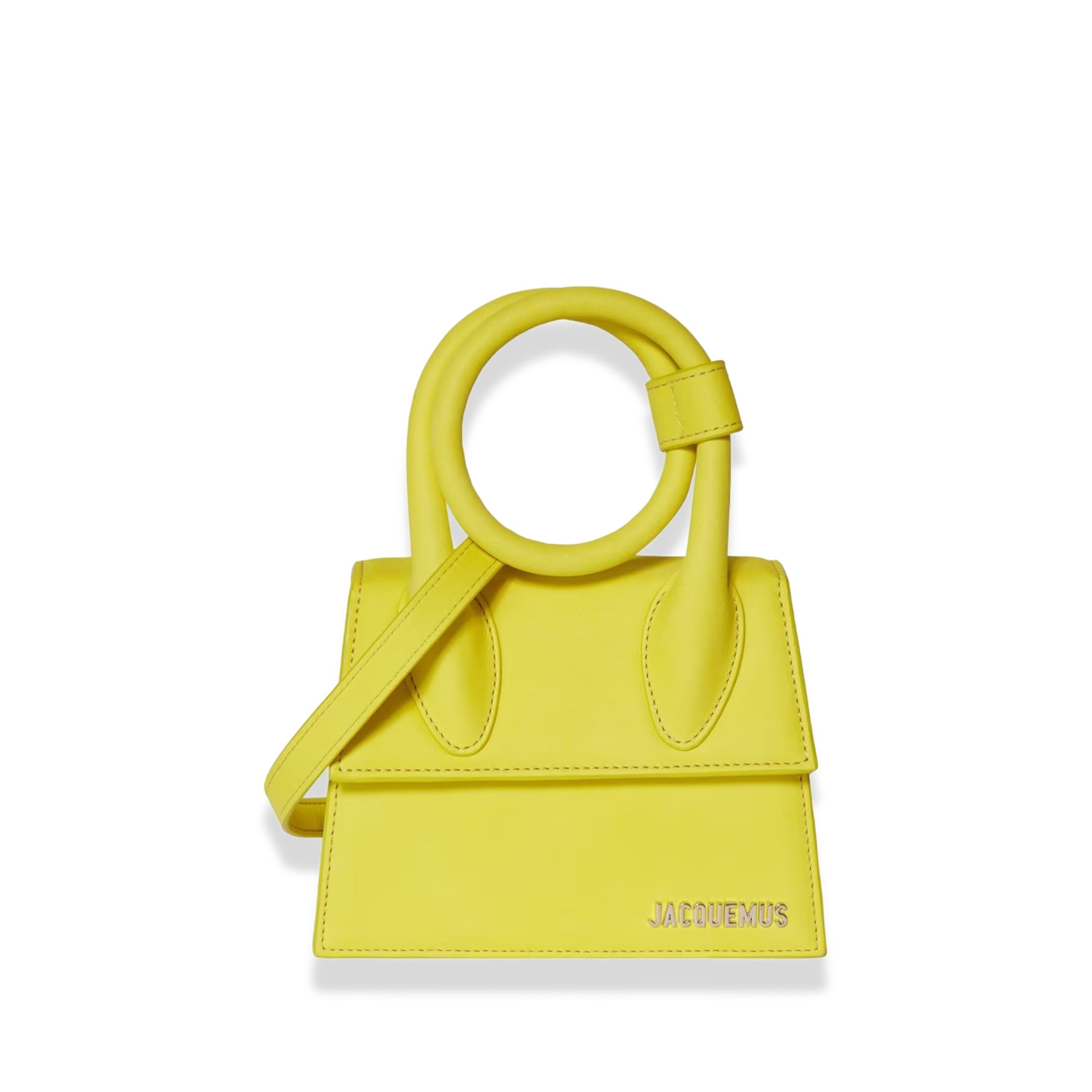 Jacquemus - Le Chiquito Noeud Bag Neon Yellow