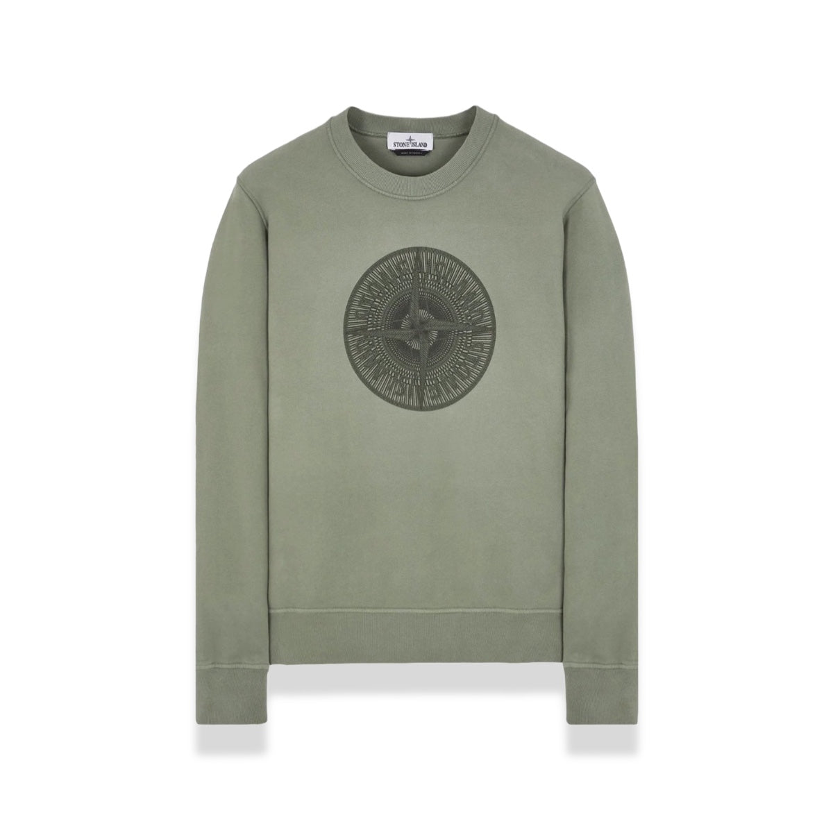 Stone Island - Industrial Logo Sweatshirt Olive Green