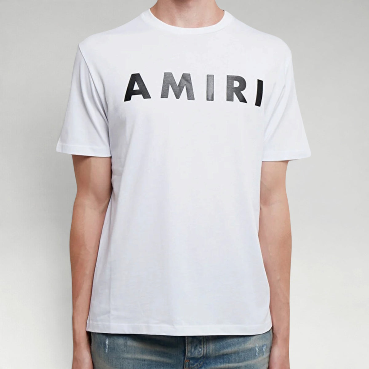 Bold Logo Tee White