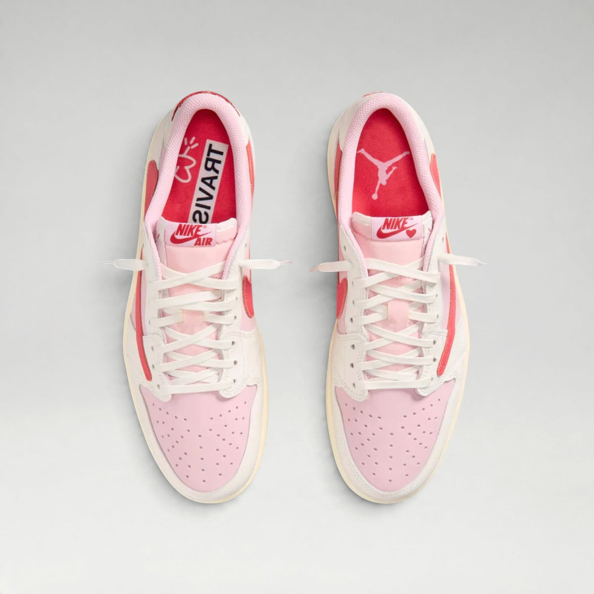 Air Jordan 1 Low Travis Scott “Sail Tropical Pink”