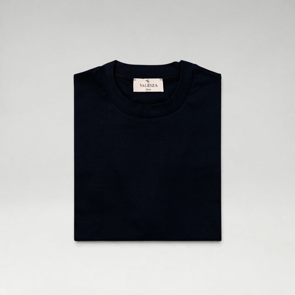Supima Shine Tee Navy