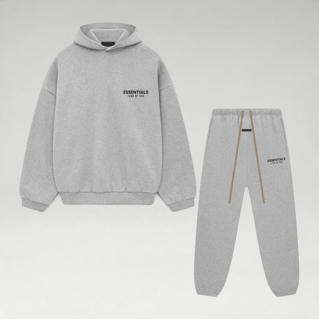 FW24 Light Heather Grey Fleece Winter Set