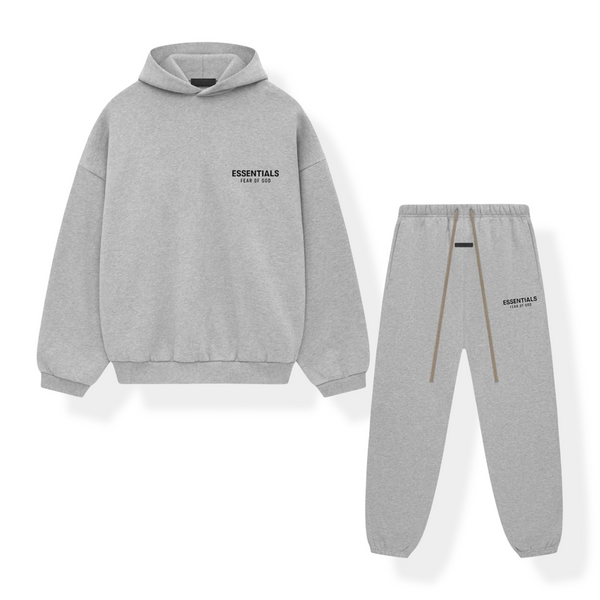FW24 Light Heather Grey Fleece Winter Set