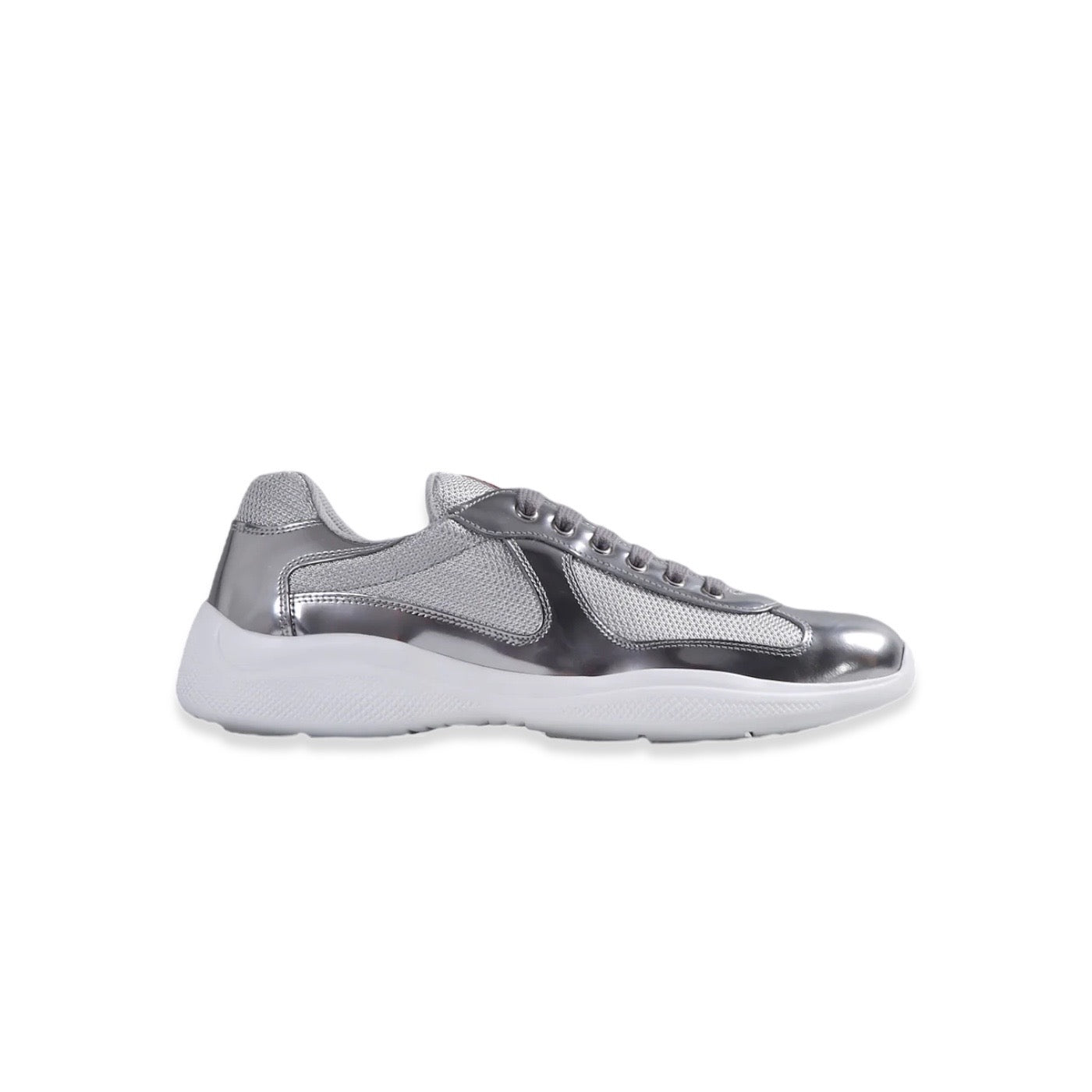 Prada - America's Cup Silver Sneakers