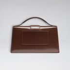Large Bambino Patent Midnight Brown