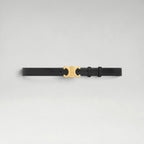 Medium 25MM Triomphe Belt Black