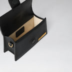 Bambino Grained Leather Black