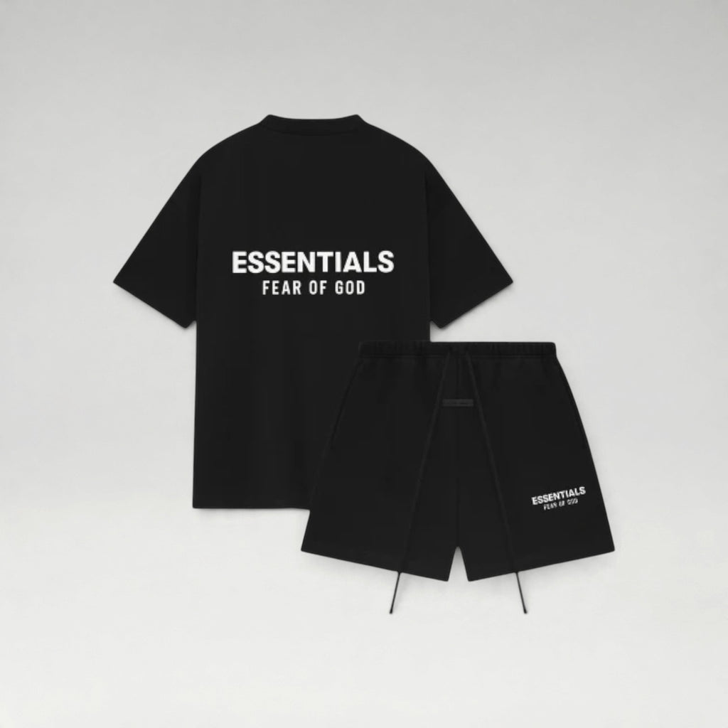 Jet Black White Summer Set