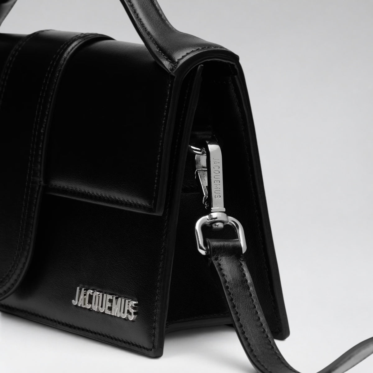 Large Bambino Black Silver