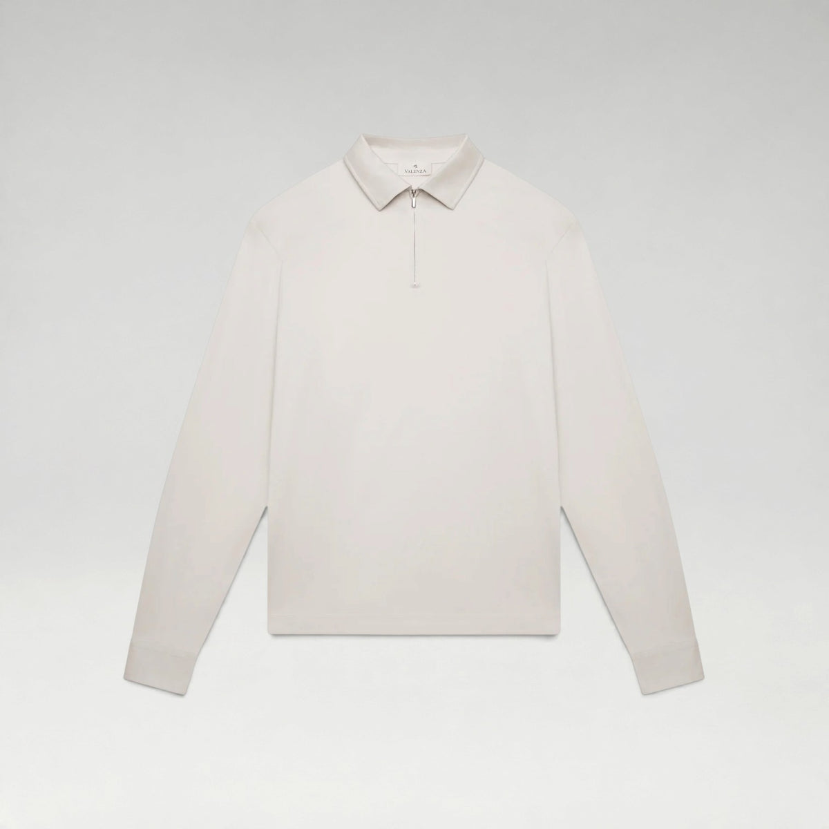 Supima Longsleeve Polo Beige