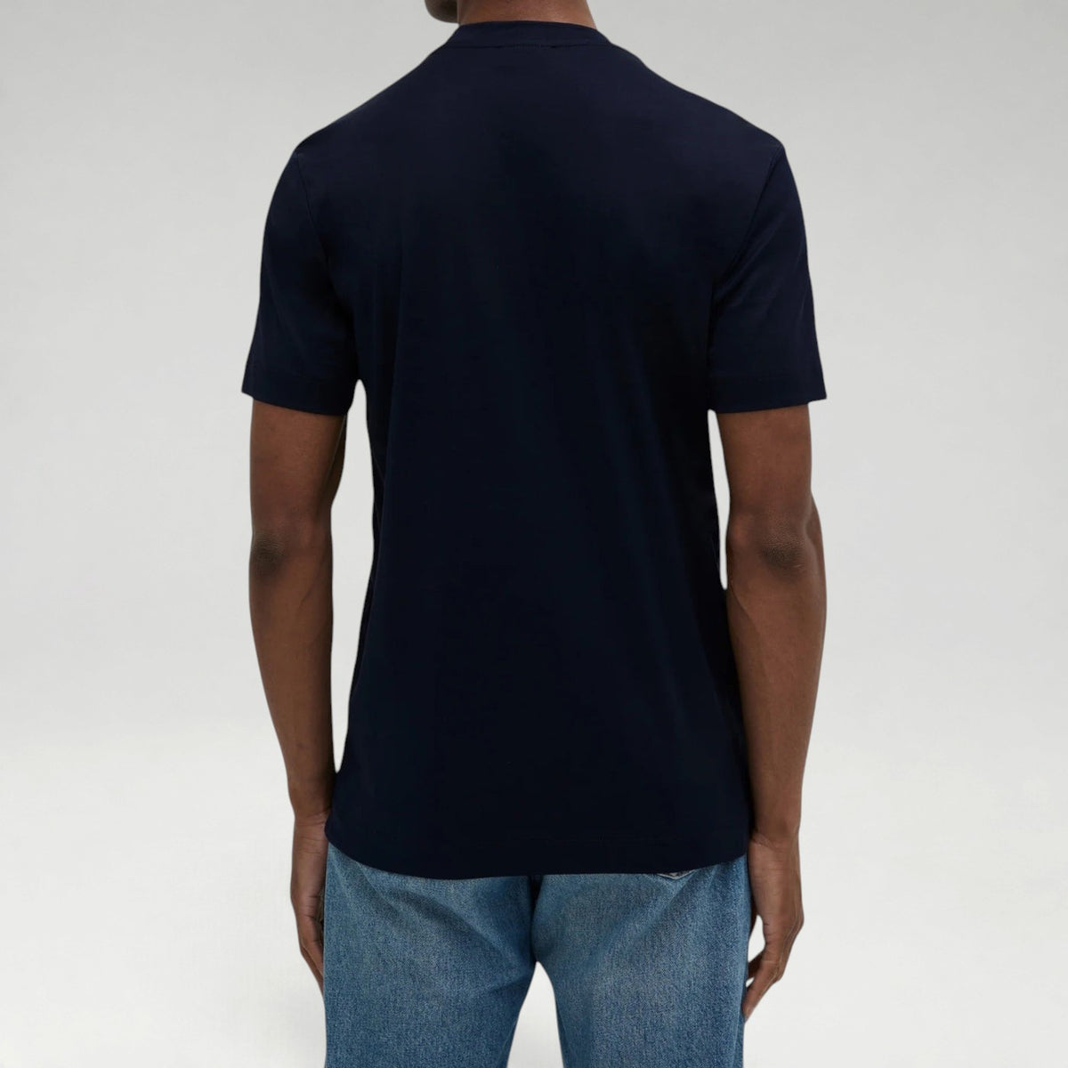 Supima Shine Tee Navy