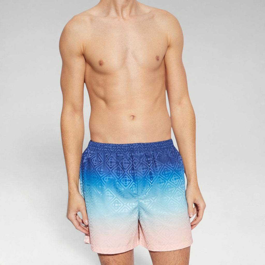 Monogram Swimshorts Blue