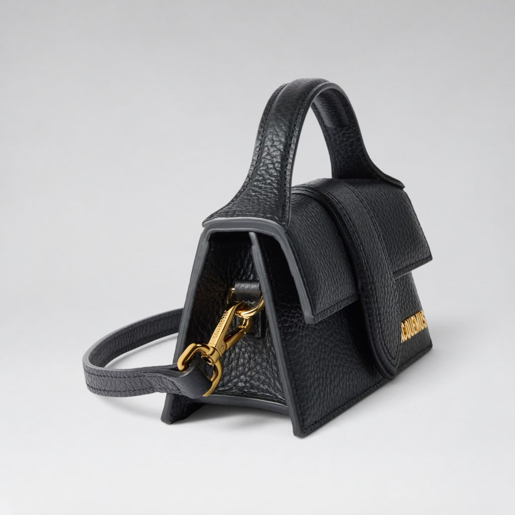Bambino Grained Leather Black