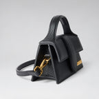 Bambino Grained Leather Black