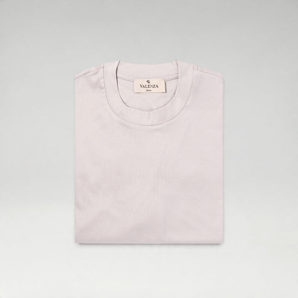 Supima Shine Tee Pearl Grey