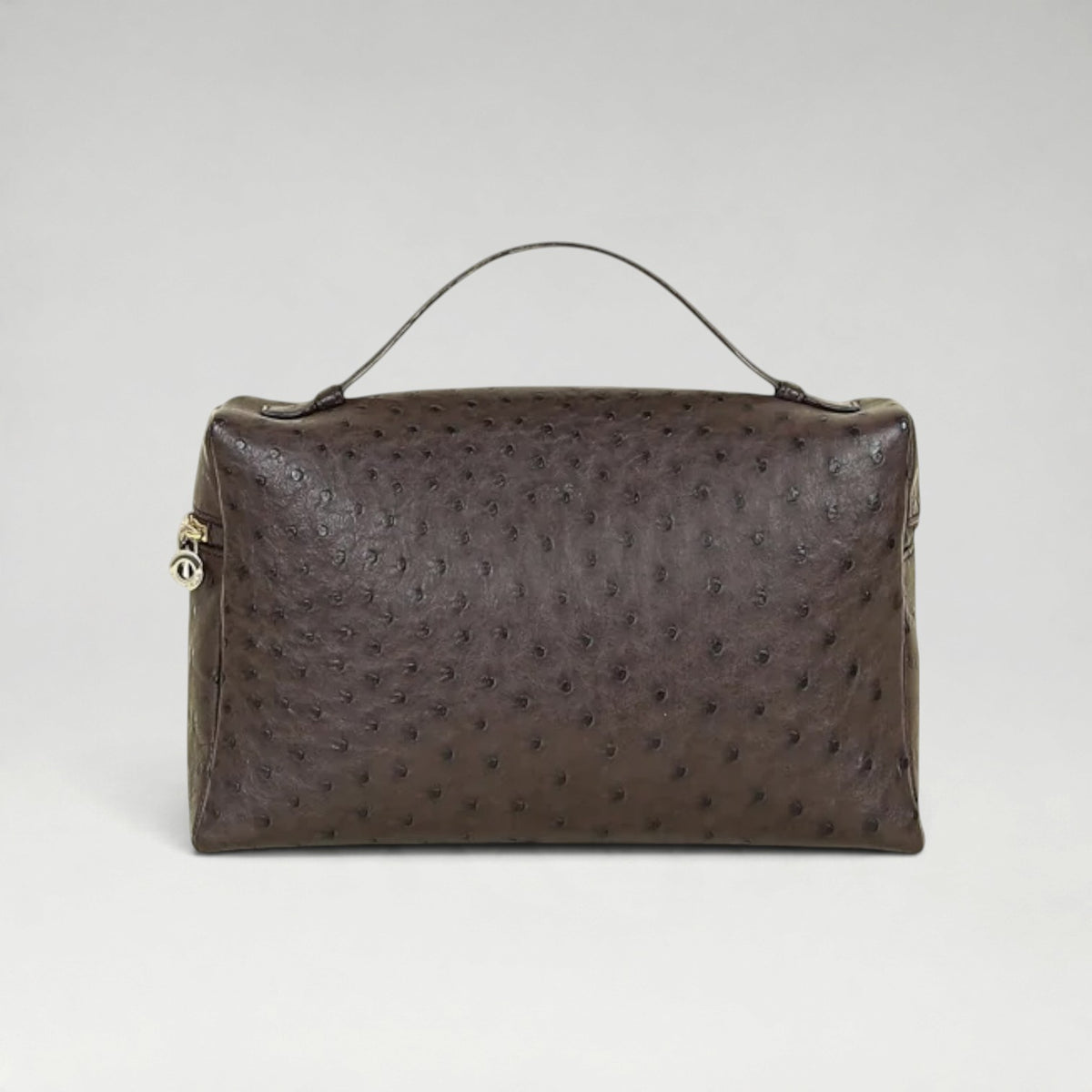 Extra Pocket L27 Ostrich Dark Chocolate