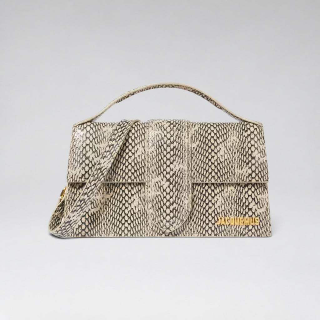 Large Bambino Python Effect Beige