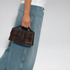 Large Bambino Python Effect Brown