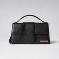 Large Bambino Grained Leather Black