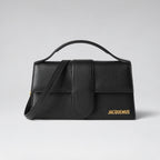 Large Bambino Grained Leather Black
