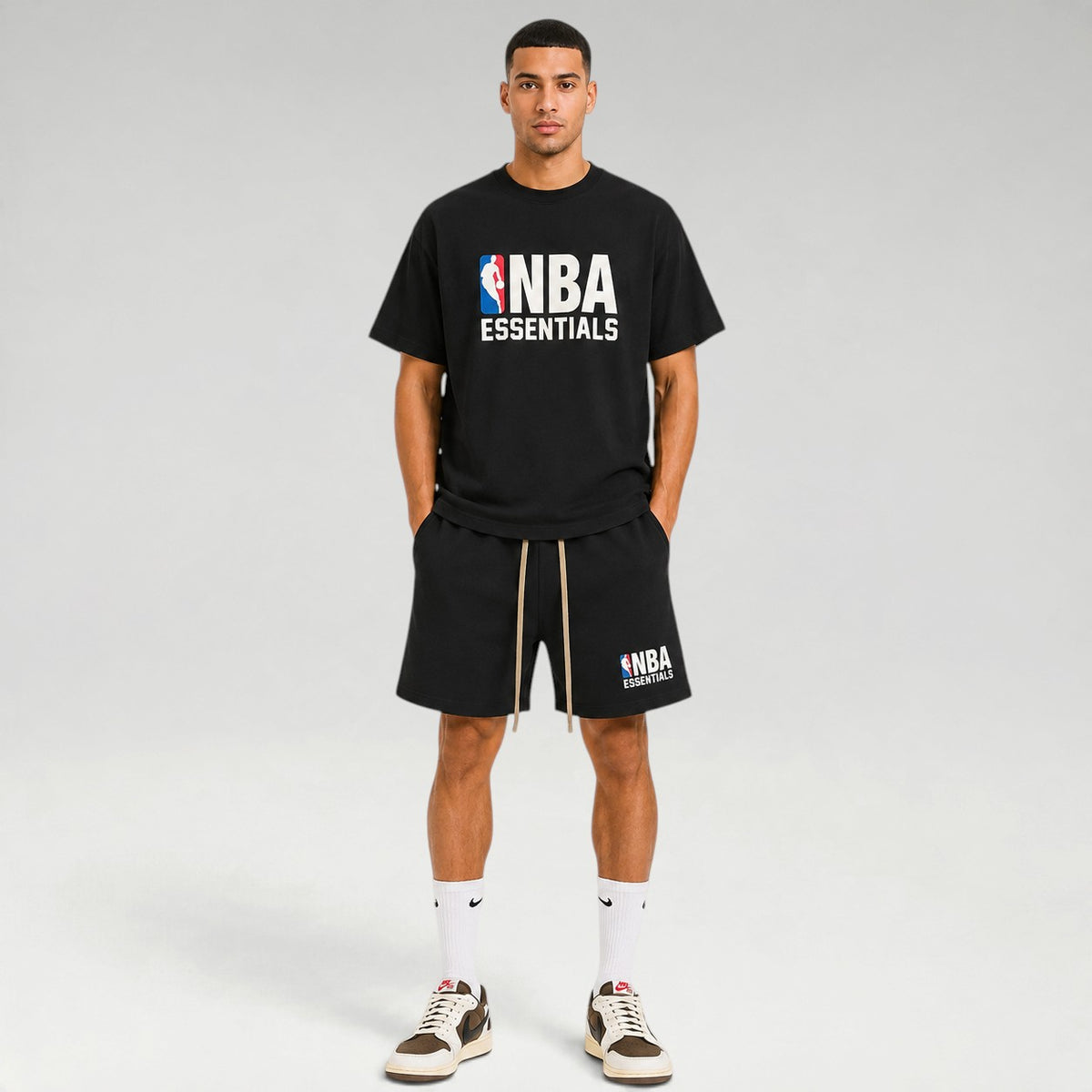 NBA Black White Blue Summer Set