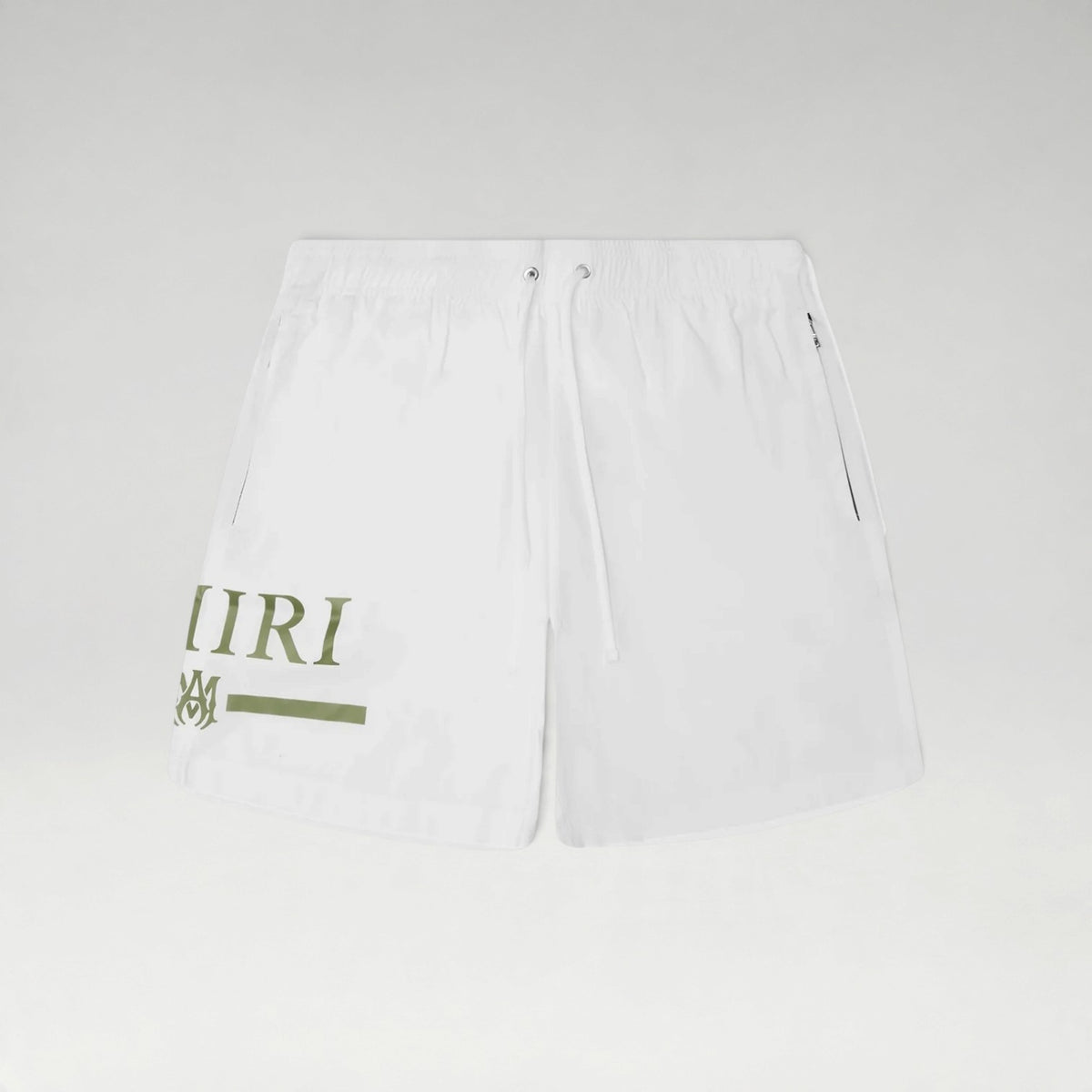 MA Bar Logo Swimshorts White
