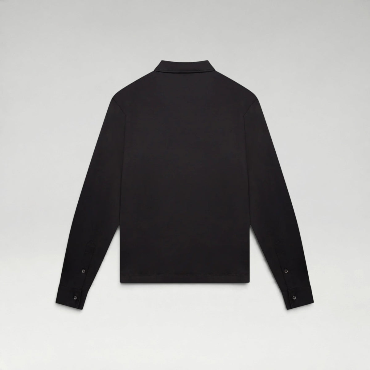 Longsleeve Supima Polo Black