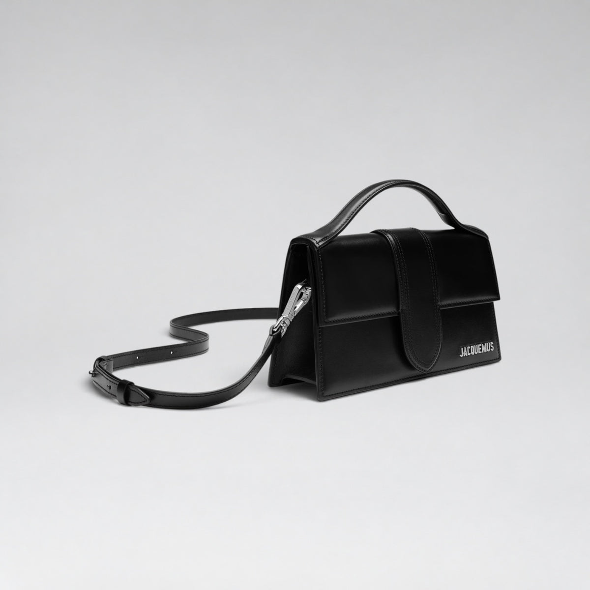 Large Bambino Black Silver
