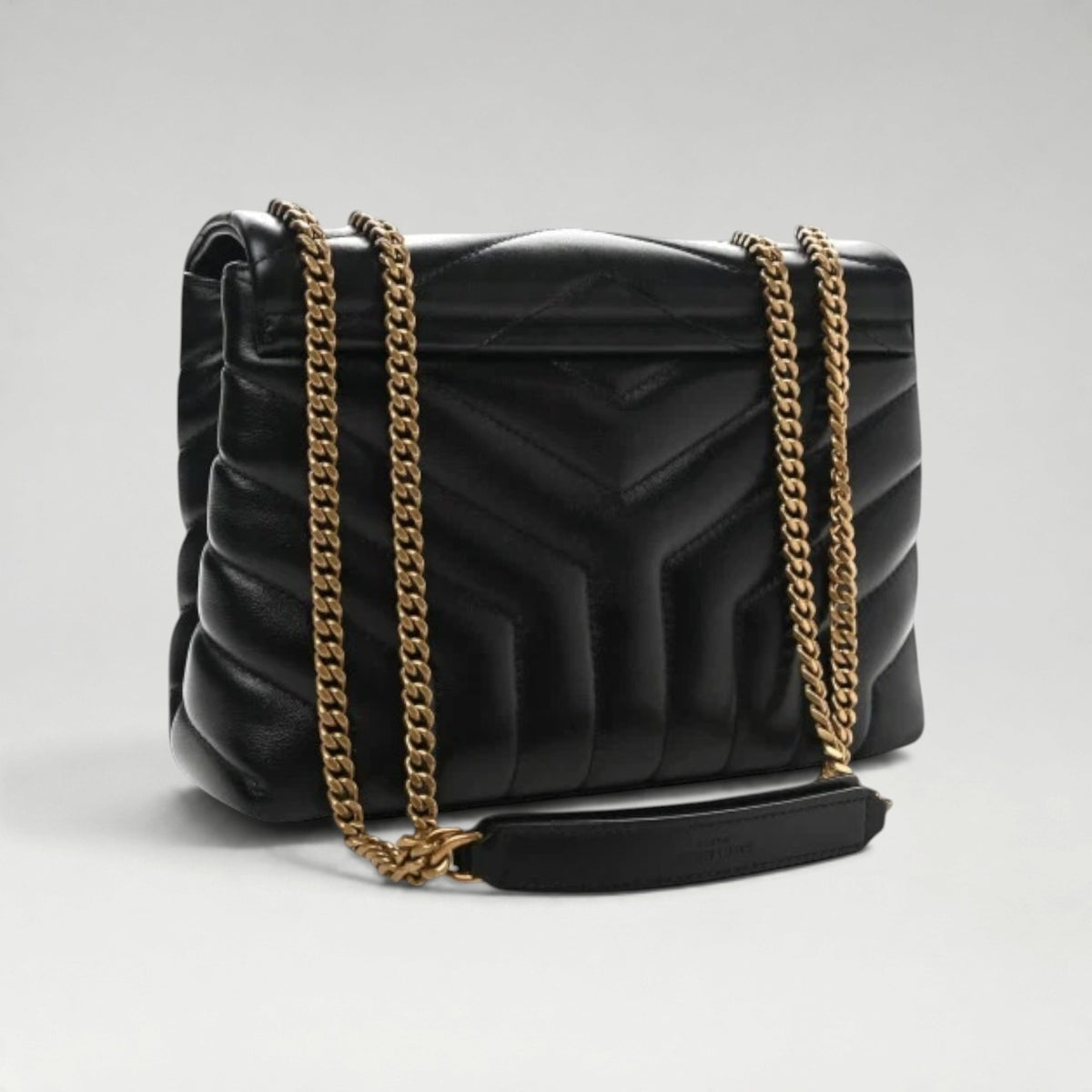 Loulou Small Bag Black Gold