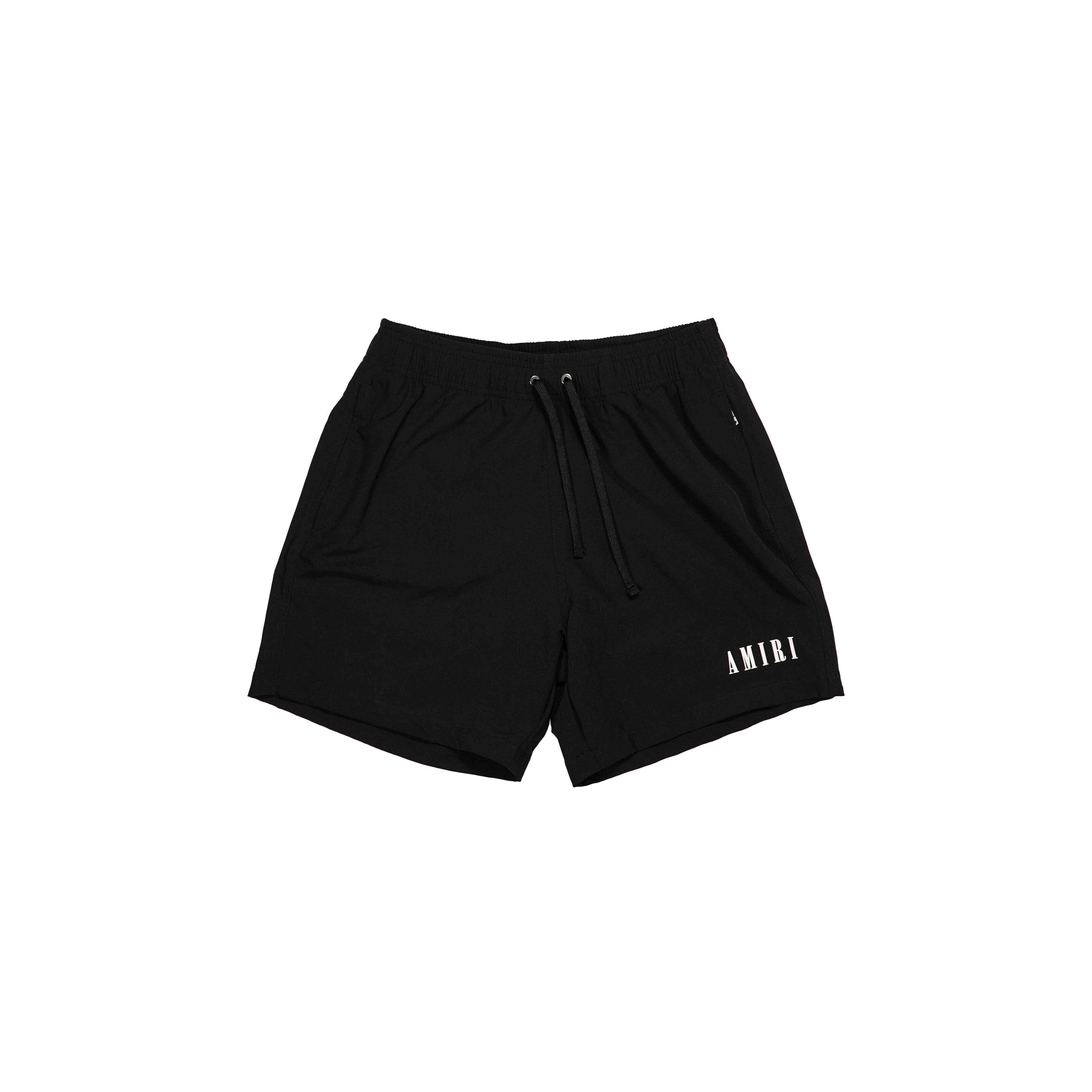 Amiri - Core Black Logo Swim Shorts