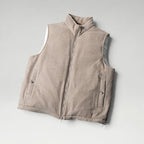 Chevron Down Beige Vest