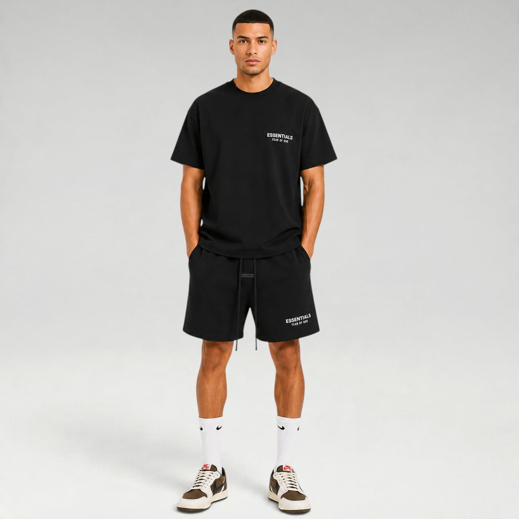 Jet Black White Summer Set
