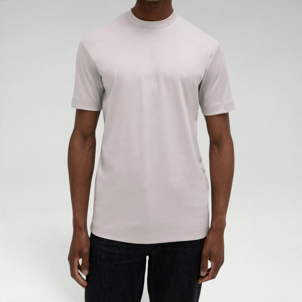 Supima Shine Tee Pearl Grey
