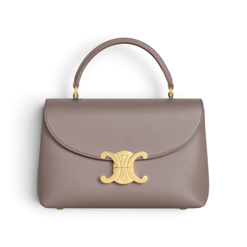 Teen Nino Bag Grained Calfskin Grey
