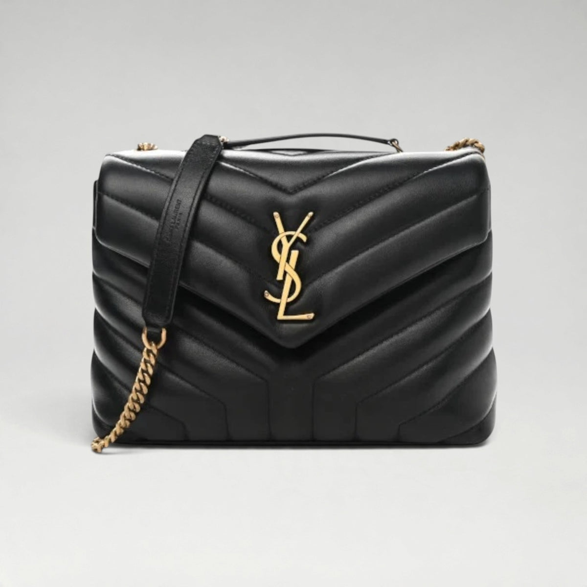 Loulou Small Bag Black Gold