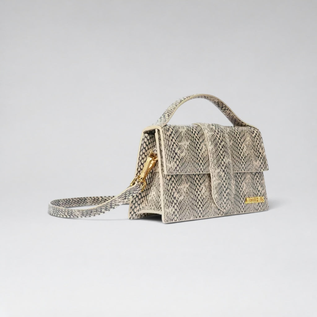 Large Bambino Python Effect Beige