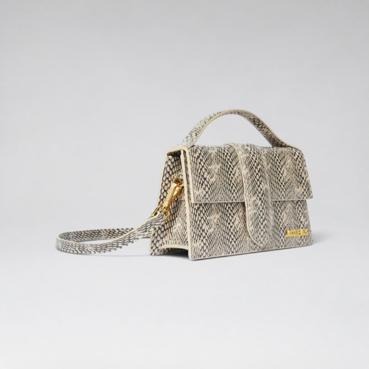 Large Bambino Python Effect Beige