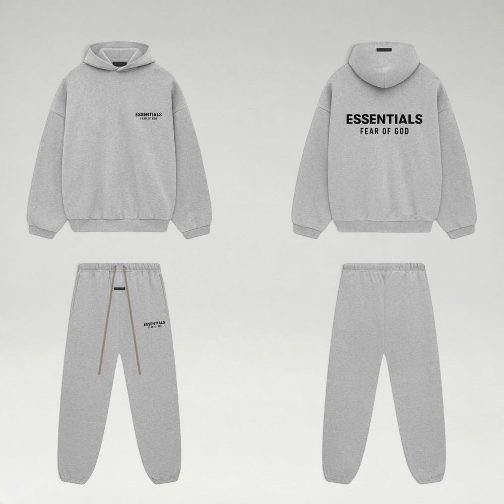FW24 Light Heather Grey Fleece Winter Set