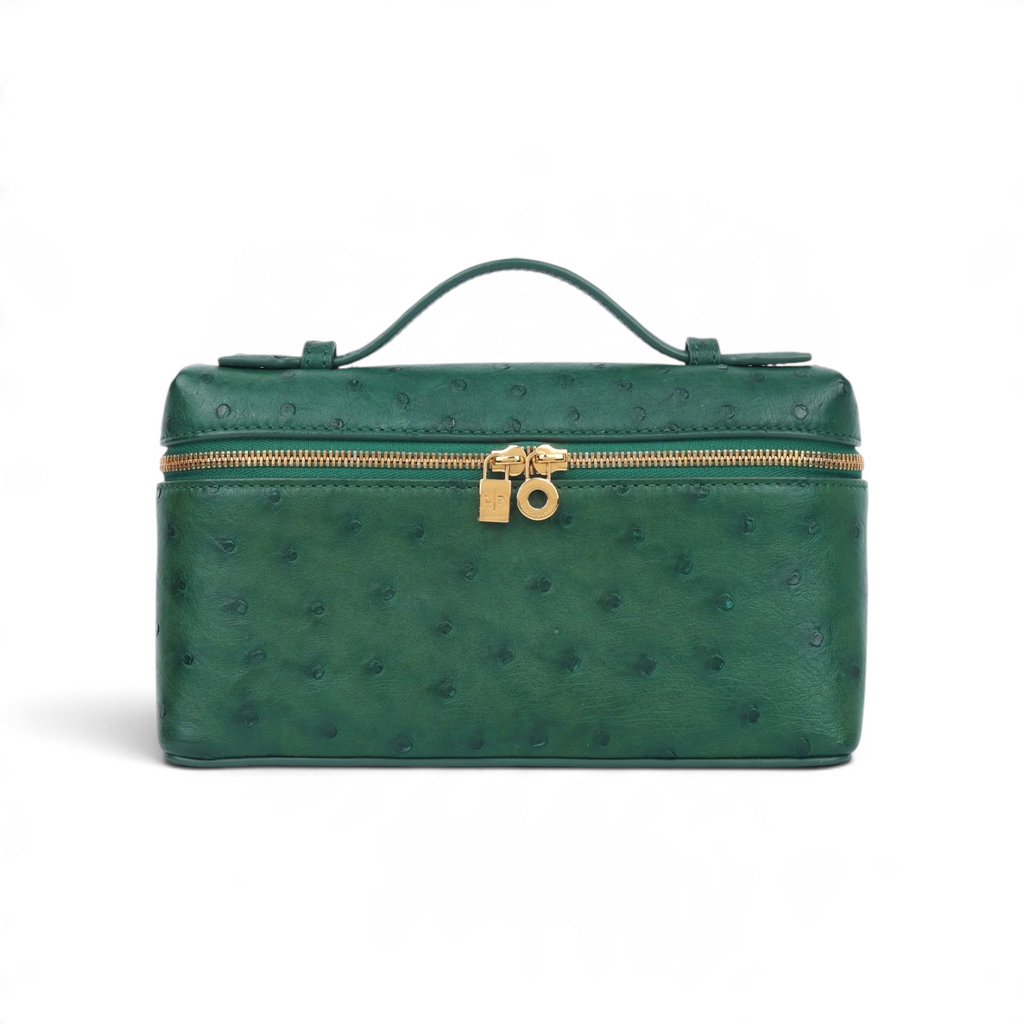 L19 Extra Pocket Ostrich Forest Green