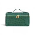 L19 Extra Pocket Ostrich Forest Green