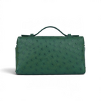 L19 Extra Pocket Ostrich Forest Green