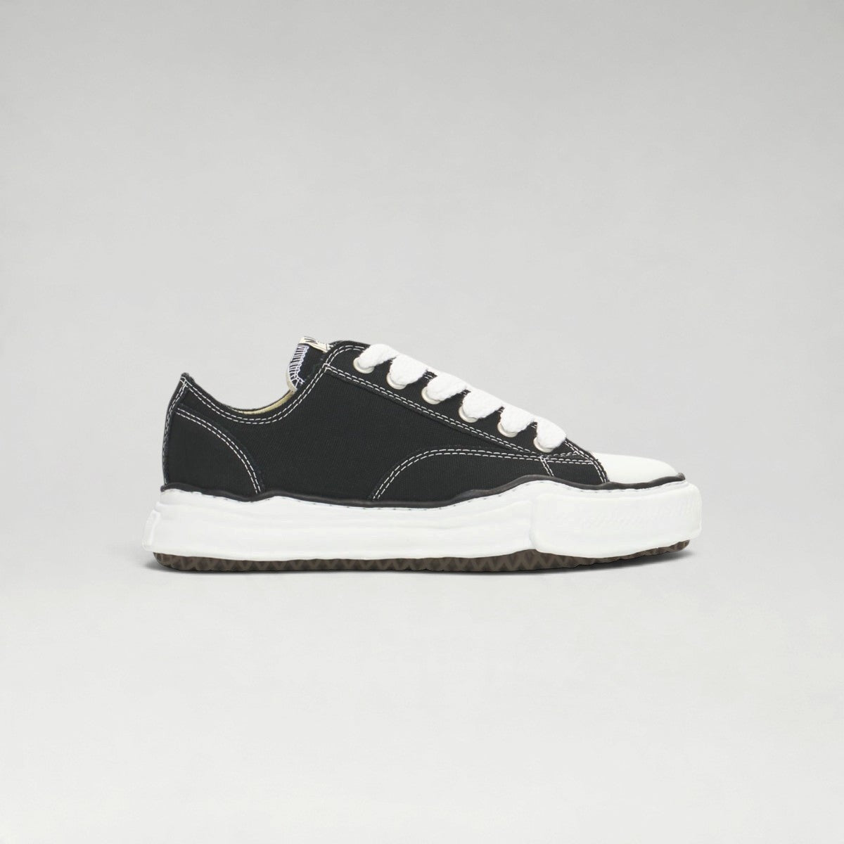 Peterson ''NORMAL'' Canvas Black Sneakers