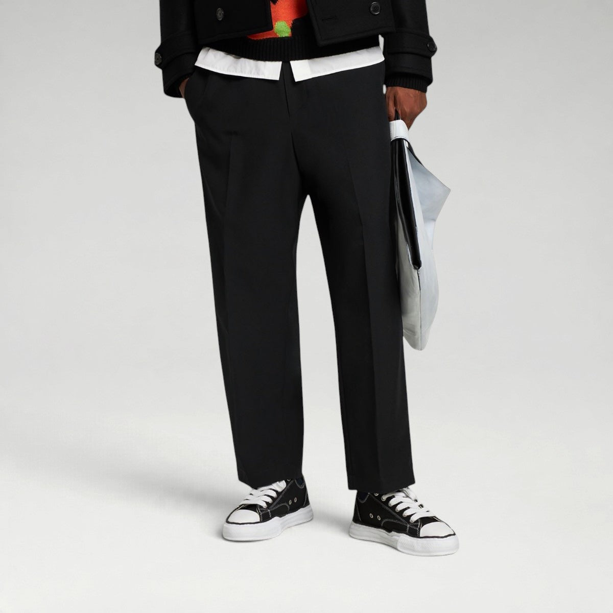 Peterson ''NORMAL'' Canvas Black Sneakers