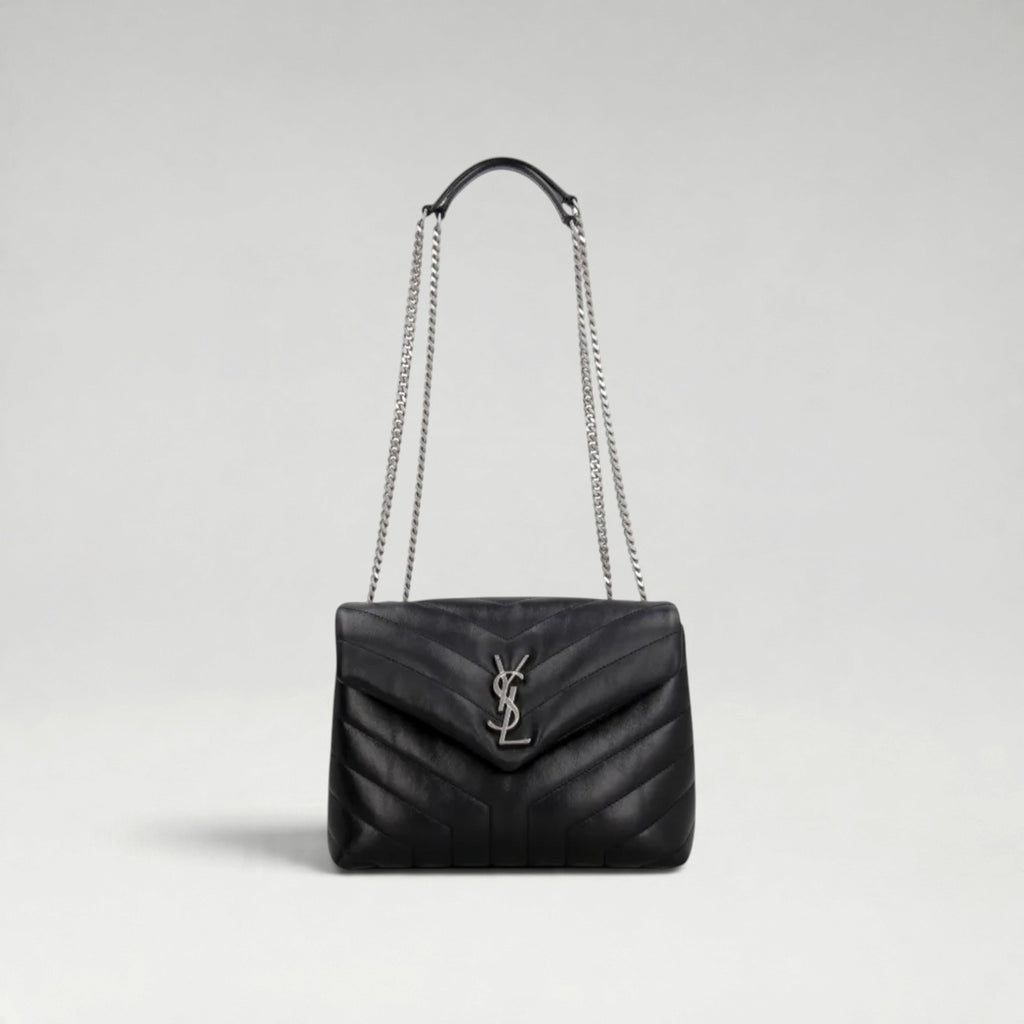 Loulou Small Bag Black Silver