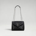 Loulou Small Bag Black Silver
