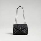 Loulou Small Bag Black Silver