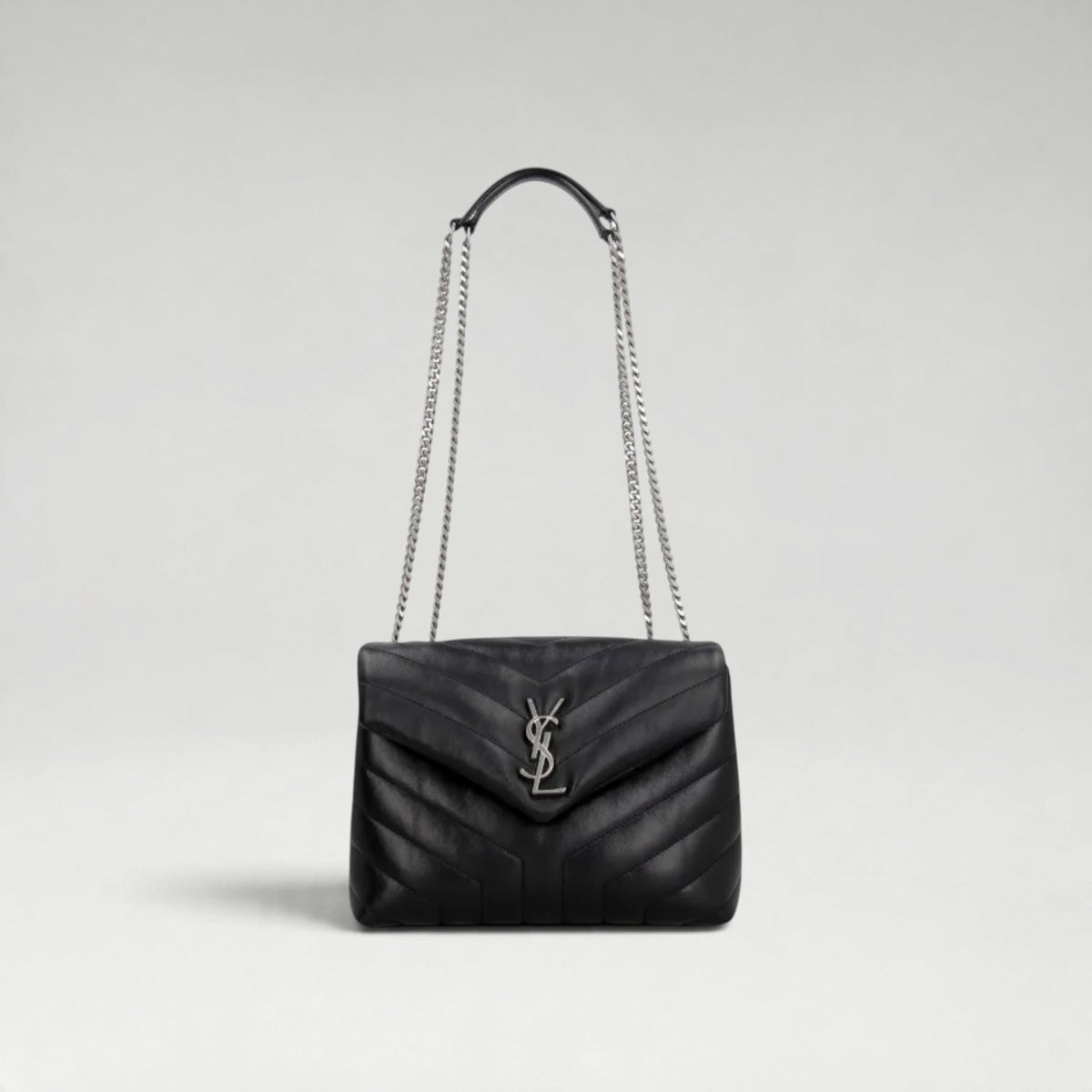 Loulou Small Bag Black Silver