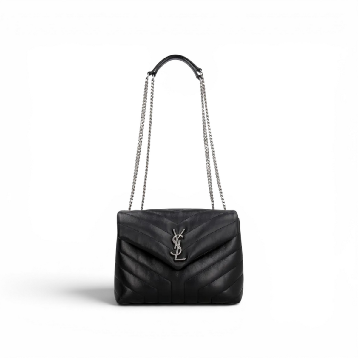 Loulou Small Bag Black Silver